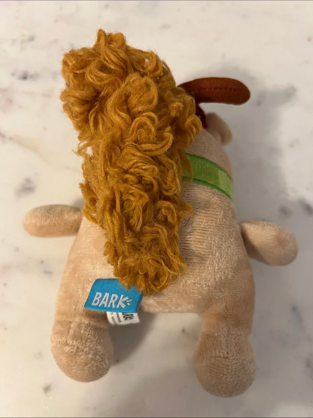 Plush Reindeer Stuffed Toy with Green Scarf - Kids Soft Animal Plush
